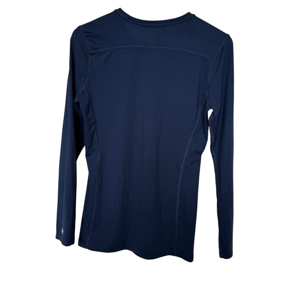 MedCouture Women's Long Sleeve Blue Performance Tee Size S Stretch Lightweight - Picture 6 of 8